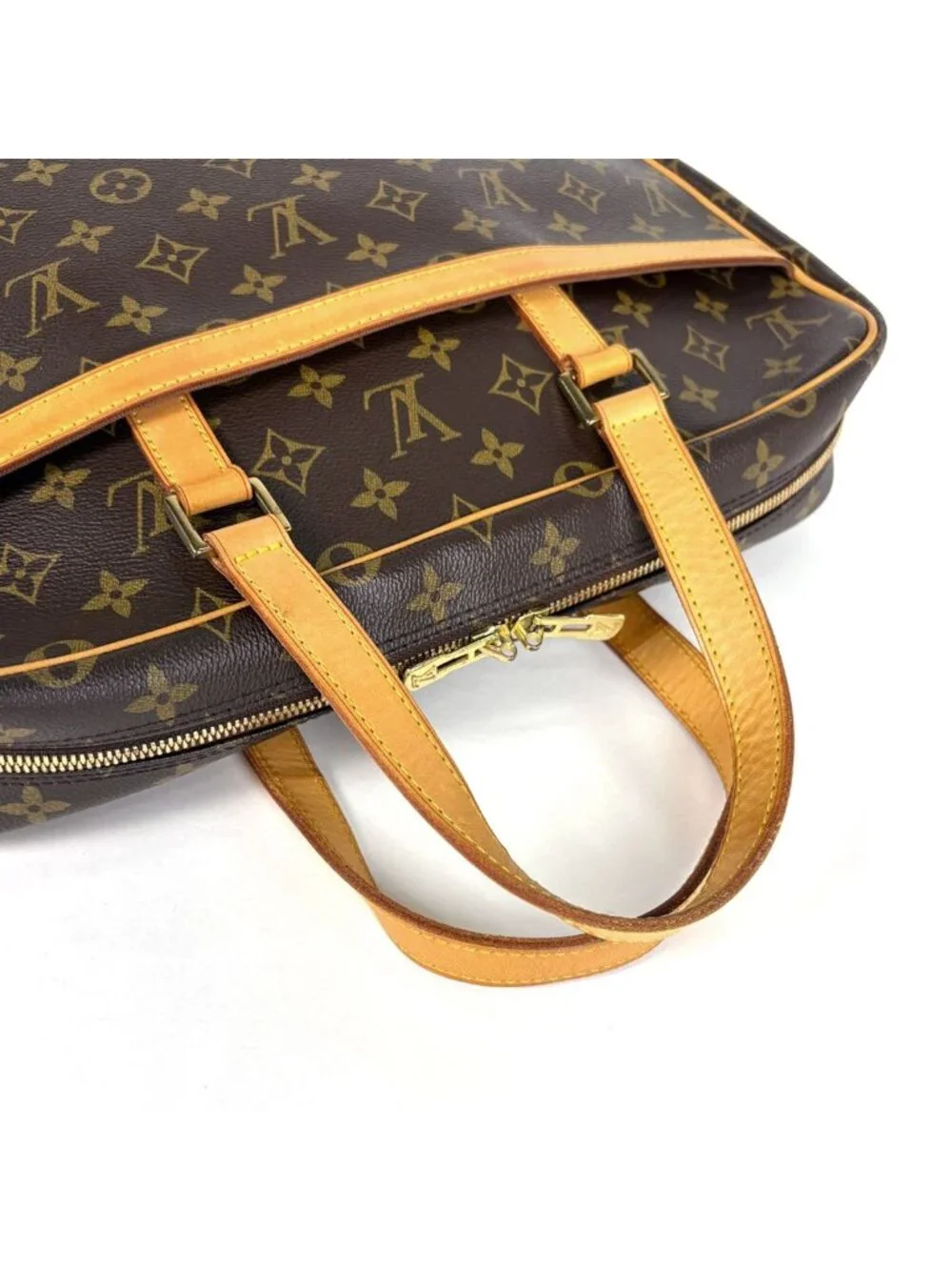 Louis Vuitton Porte Document Pegase Business Handbag Briefcase Monogram Brown